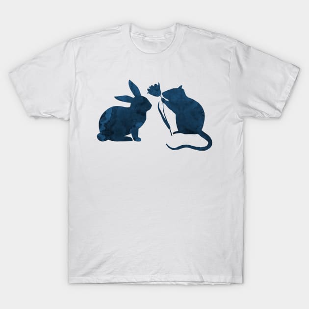 Rat and rabbit T-Shirt by TheJollyMarten